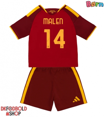 AS Roma Donyell Malen #14 Hjemmebanesæt Børn 2026-27 Kort ærmer (+ korte bukser)